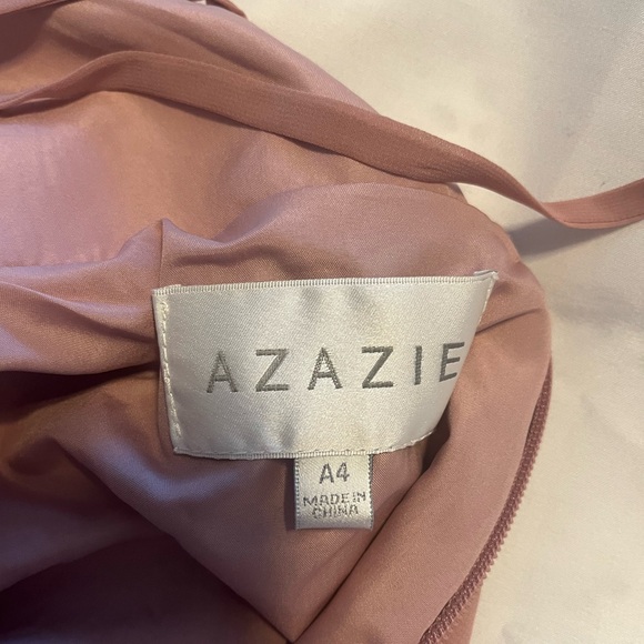 NWT AZAZIE dusty rose formal gown size A4 - Picture 10 of 12